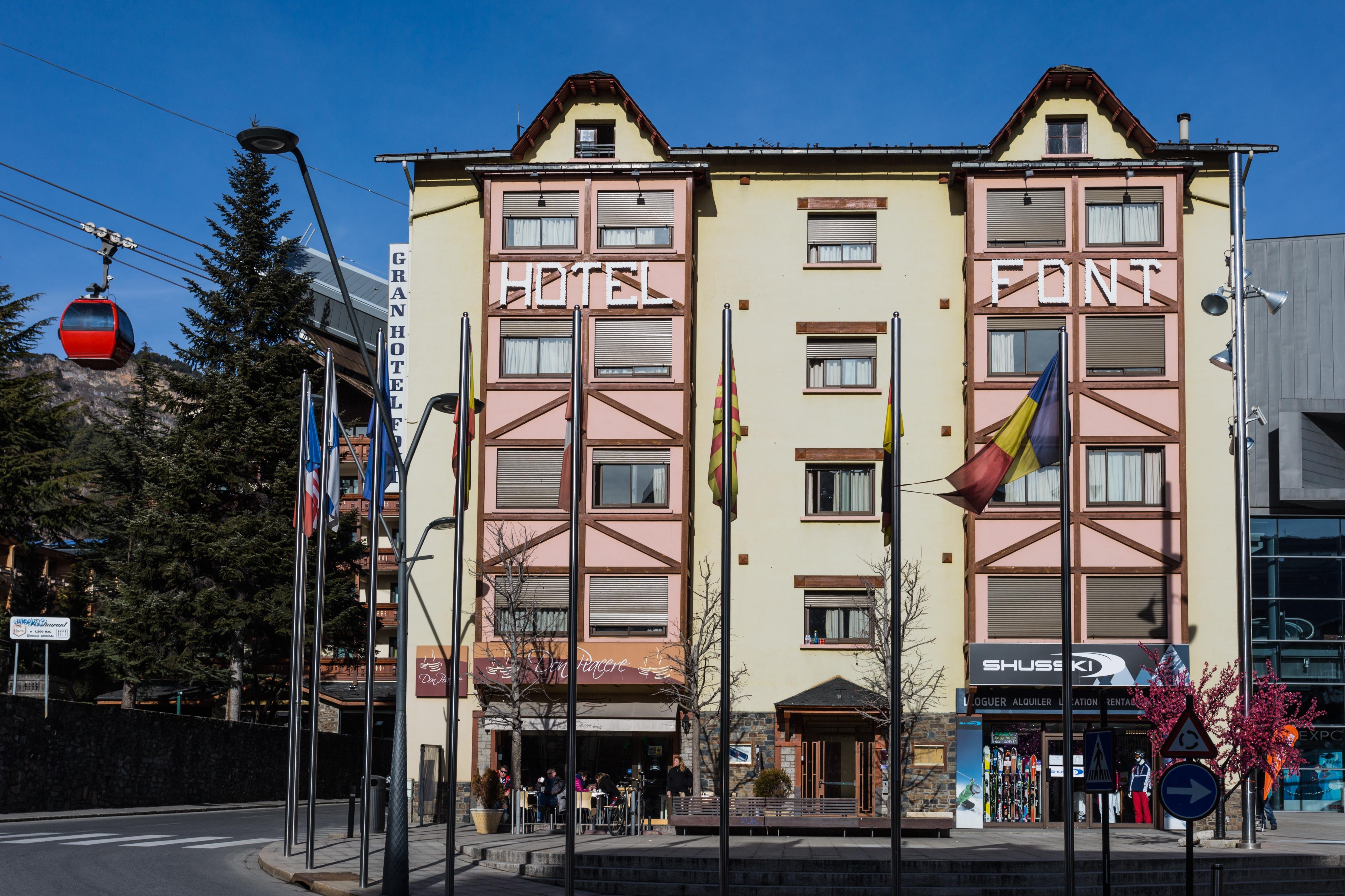 Font Andorra Hostel La Massana Exteriér fotografie